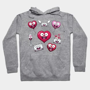 Cute Valentine’s Day Props Hoodie